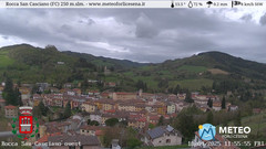 view from Rocca San Casciano on 2025-04-18