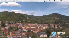 view from Rocca San Casciano on 2025-04-19