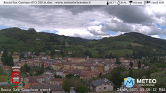 view from Rocca San Casciano on 2025-04-24