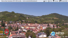 view from Rocca San Casciano on 2025-04-29