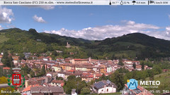 view from Rocca San Casciano on 2025-05-08