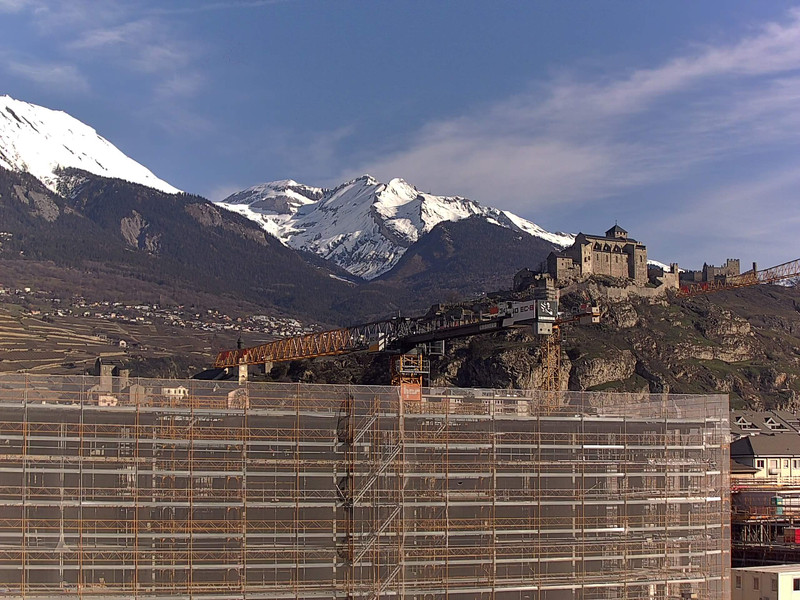 time-lapse frame, Sion - Industrie 17 webcam