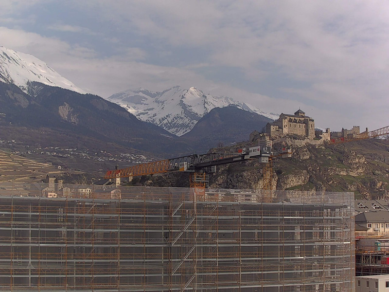 time-lapse frame, Sion - Industrie 17 webcam