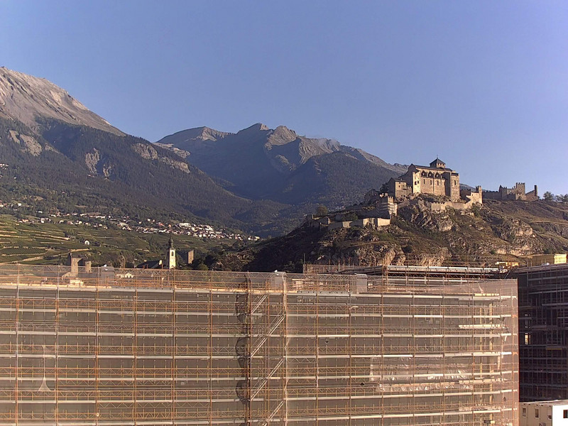 time-lapse frame, Sion - Industrie 17 webcam