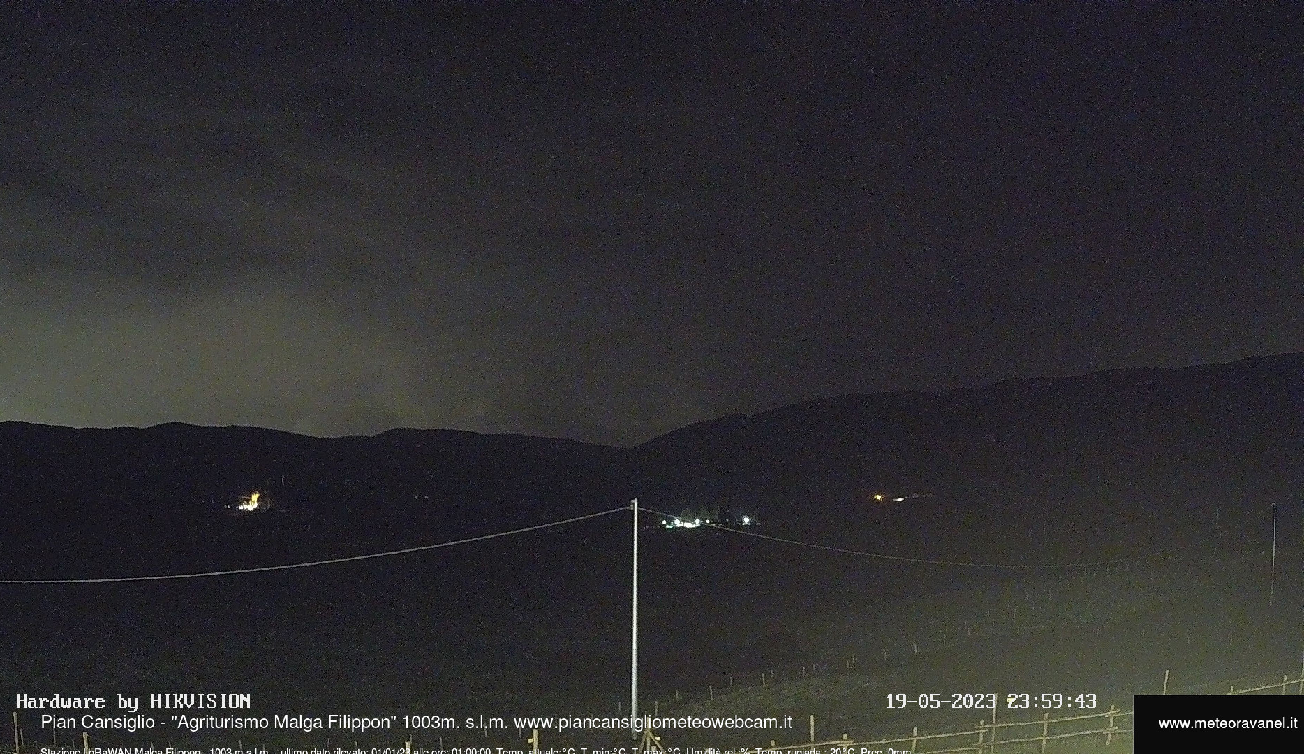 time-lapse frame, Pian Cansiglio - Agriturismo Malga Filippon webcam