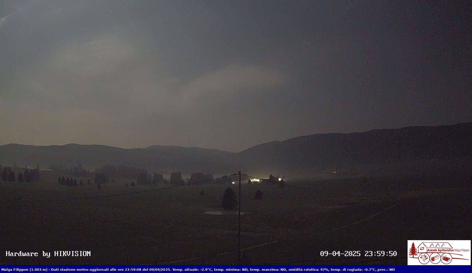 time-lapse frame, Pian Cansiglio - Agriturismo Malga Filippon webcam