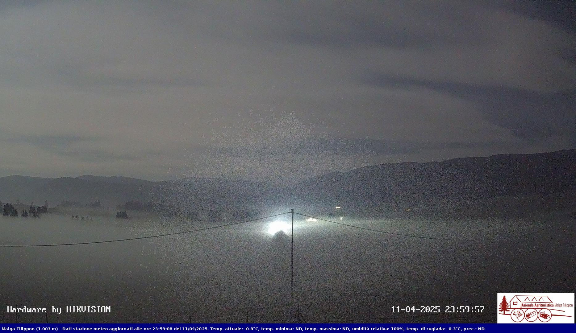 time-lapse frame, Pian Cansiglio - Agriturismo Malga Filippon webcam