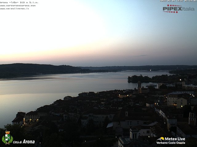 time-lapse frame, Arona webcam