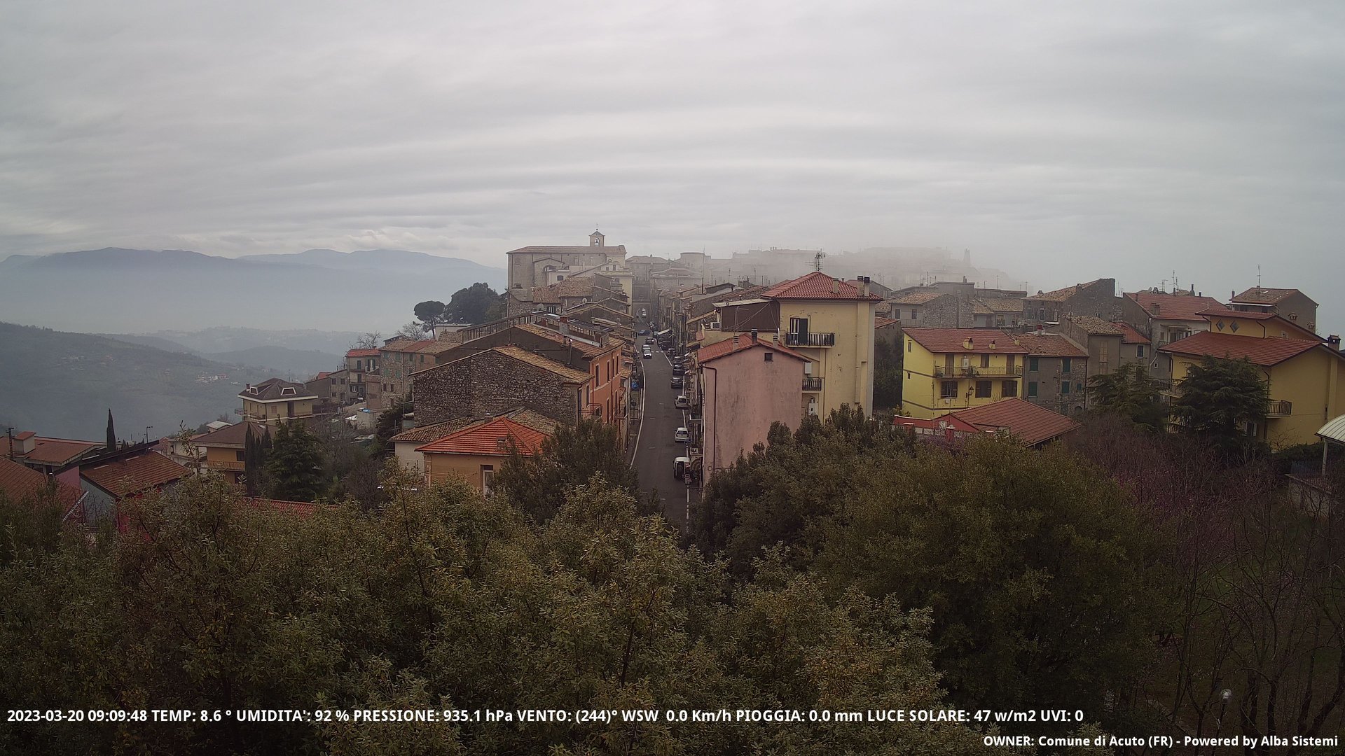 time-lapse frame, ACUTO webcam