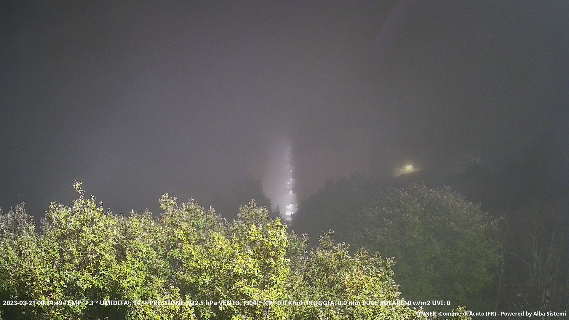 time-lapse frame, ACUTO webcam
