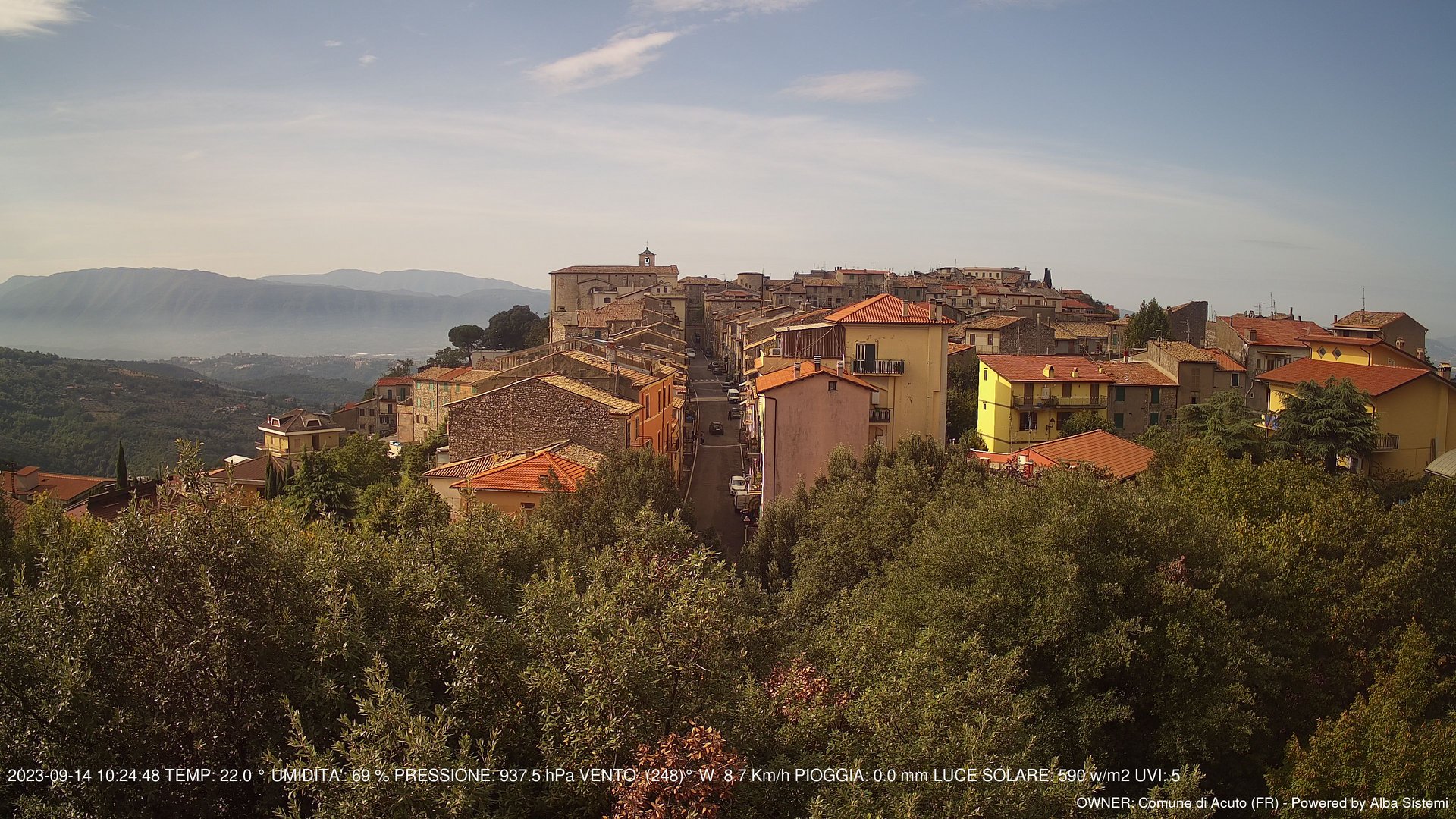 time-lapse frame, ACUTO webcam