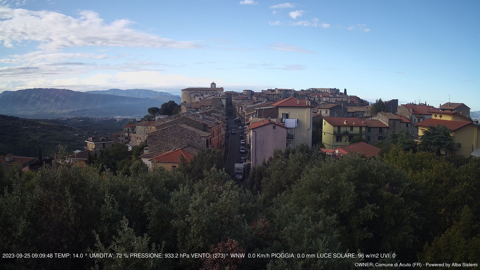 time-lapse frame, ACUTO webcam