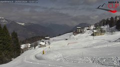 view from Alpe di Mera - Mera bassa on 2024-03-20