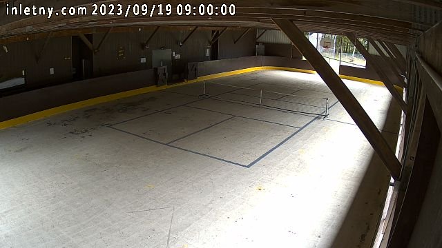 time-lapse frame, Inlet Fern Park Rink webcam