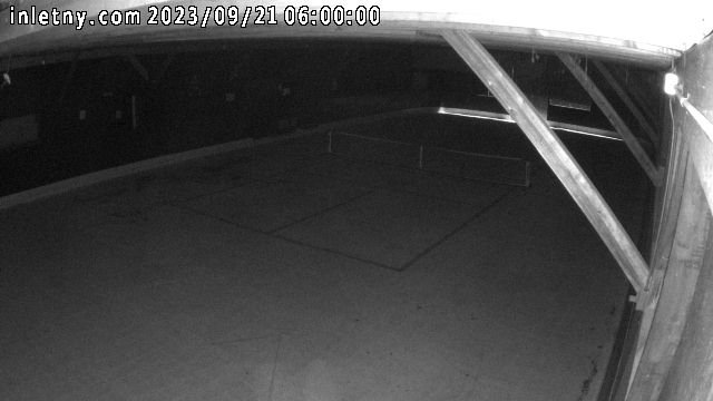 time-lapse frame, Inlet Fern Park Rink webcam