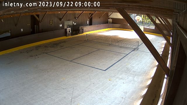time-lapse frame, Inlet Fern Park Rink webcam