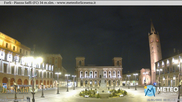 time-lapse frame, Forlì - Piazza Saffi webcam