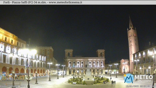 time-lapse frame, Forlì - Piazza Saffi webcam