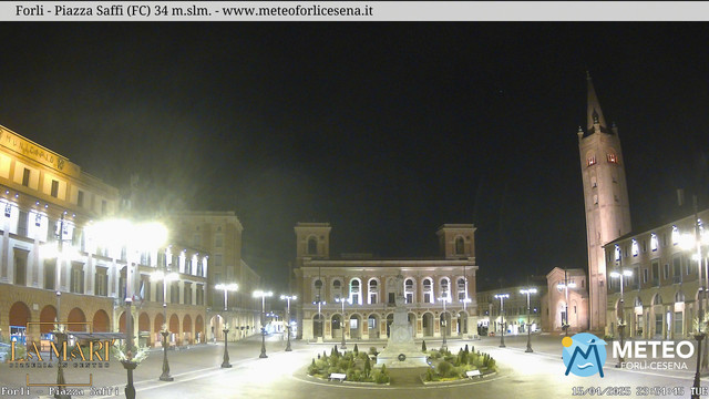 time-lapse frame, Forlì - Piazza Saffi webcam