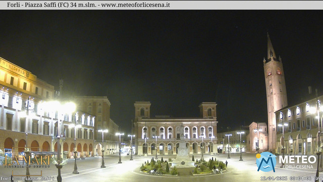 time-lapse frame, Forlì - Piazza Saffi webcam