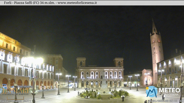 time-lapse frame, Forlì - Piazza Saffi webcam