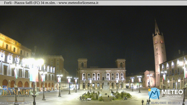time-lapse frame, Forlì - Piazza Saffi webcam