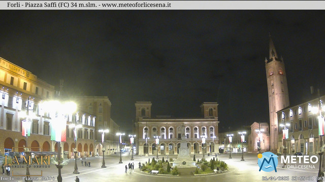 time-lapse frame, Forlì - Piazza Saffi webcam
