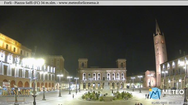 time-lapse frame, Forlì - Piazza Saffi webcam