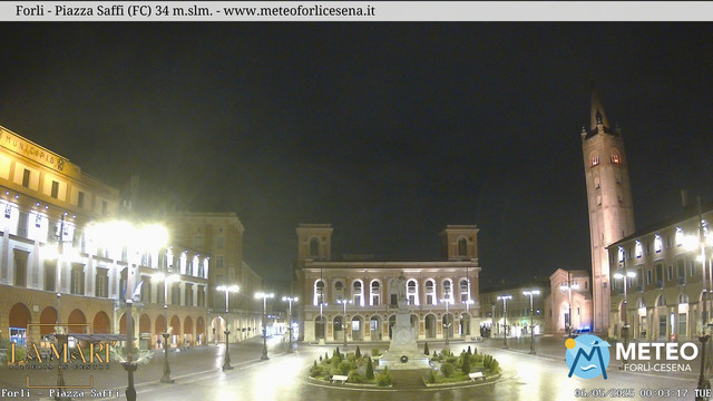 time-lapse frame, Forlì - Piazza Saffi webcam