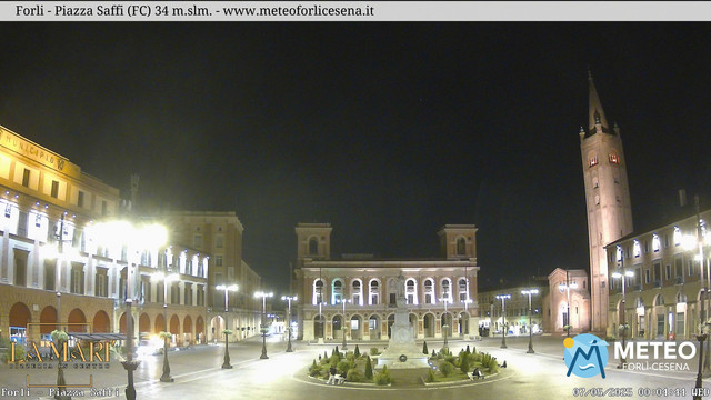 time-lapse frame, Forlì - Piazza Saffi webcam