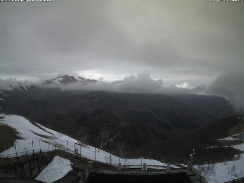 time-lapse frame, Bielmonte M. Marca vista M. Rosa e Valsessera webcam