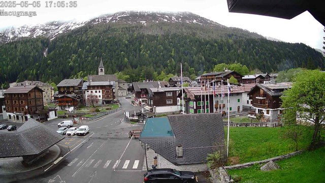 time-lapse frame, Macugnaga webcam