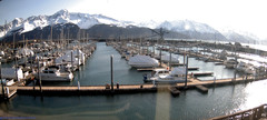 view from Seward Harbor on 2023-03-13