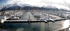view from Seward Harbor on 2023-03-16