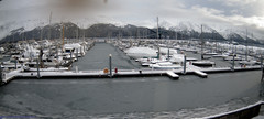 view from Seward Harbor on 2024-02-07