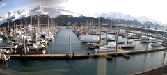 view from Seward Harbor on 2024-02-15