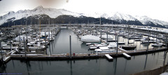 view from Seward Harbor on 2024-03-15