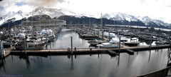 view from Seward Harbor on 2024-04-22