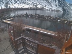 view from Convict Lake Marina on 2024-03-17