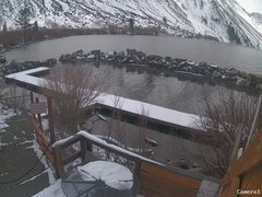 view from Convict Lake Marina on 2024-03-23