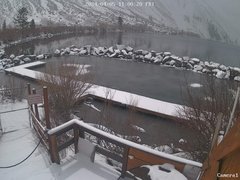 view from Convict Lake Marina on 2024-04-05
