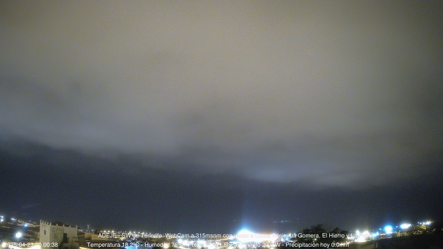 time-lapse frame, Adeje SW webcam