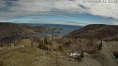 view from Ski Cape Smokey Top Station on 2024-04-30