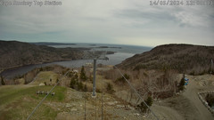 view from Ski Cape Smokey Top Station on 2024-05-14