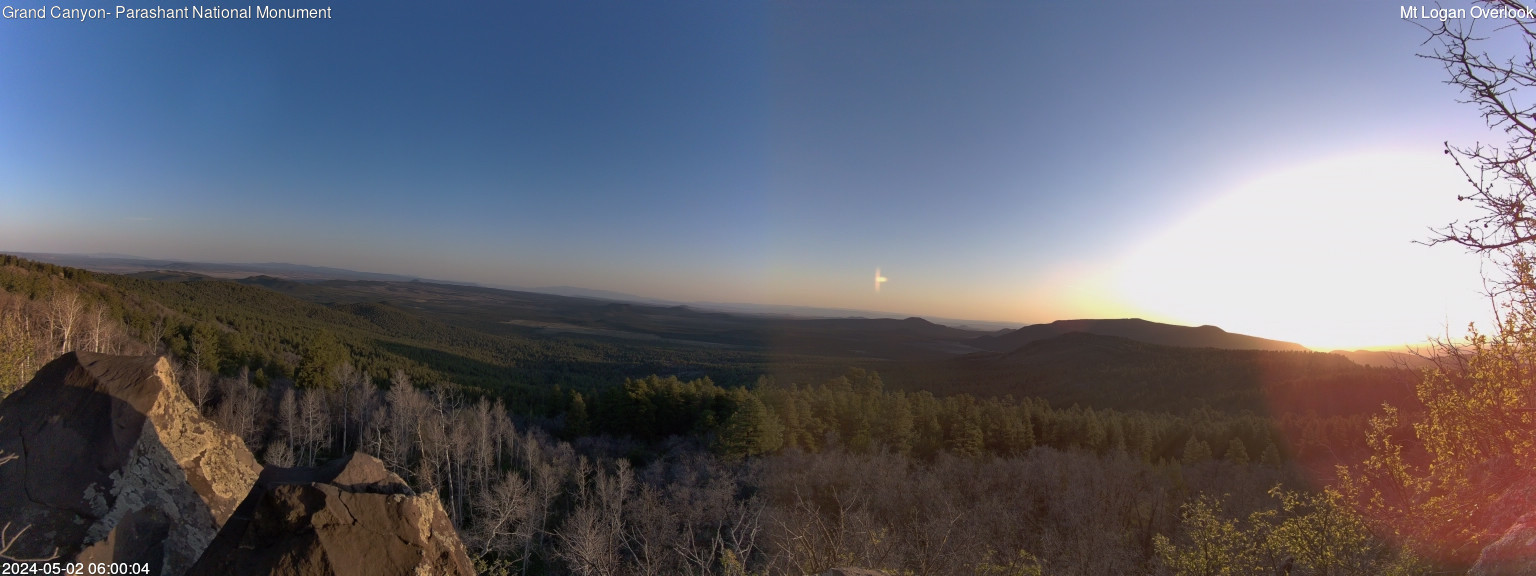 time-lapse frame, Mt Logan webcam