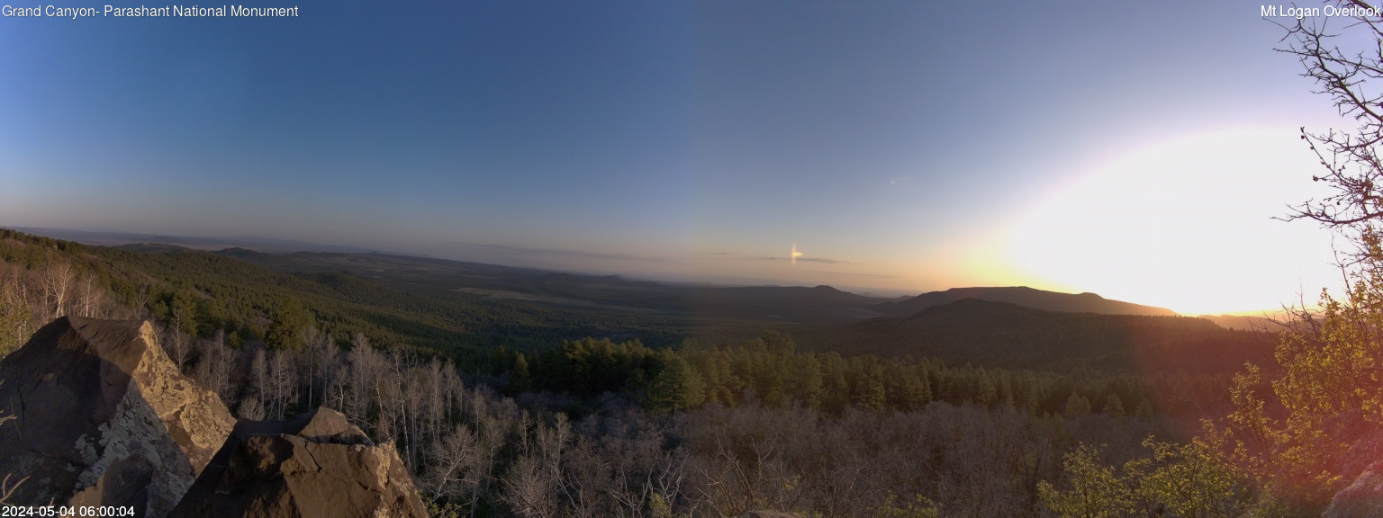 time-lapse frame, Mt Logan webcam