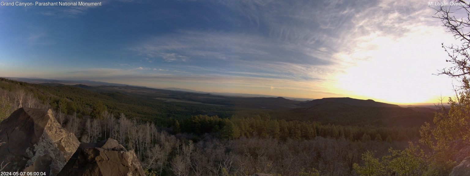 time-lapse frame, Mt Logan webcam