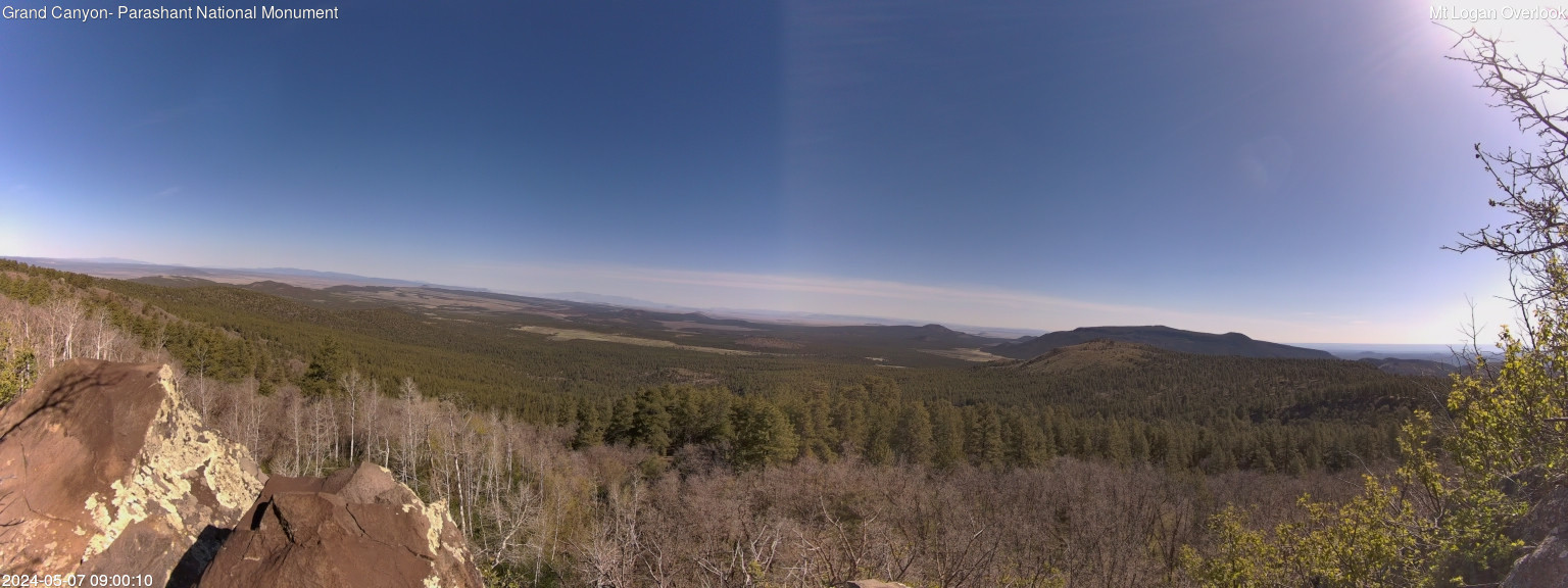 time-lapse frame, Mt Logan webcam