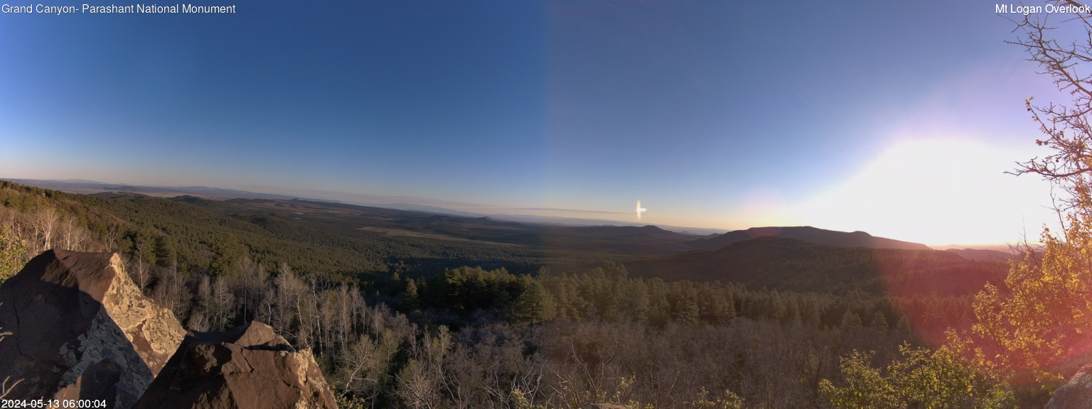 time-lapse frame, Mt Logan webcam