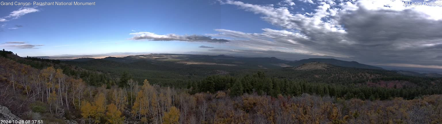 time-lapse frame, Mt Logan webcam